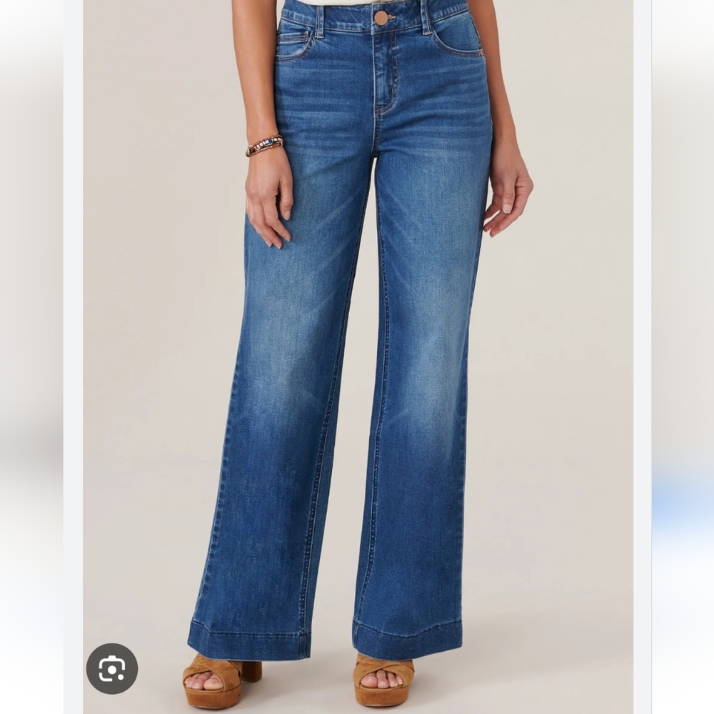 Democracy "Ab"solution® High Rise Wide Leg Petite Jean